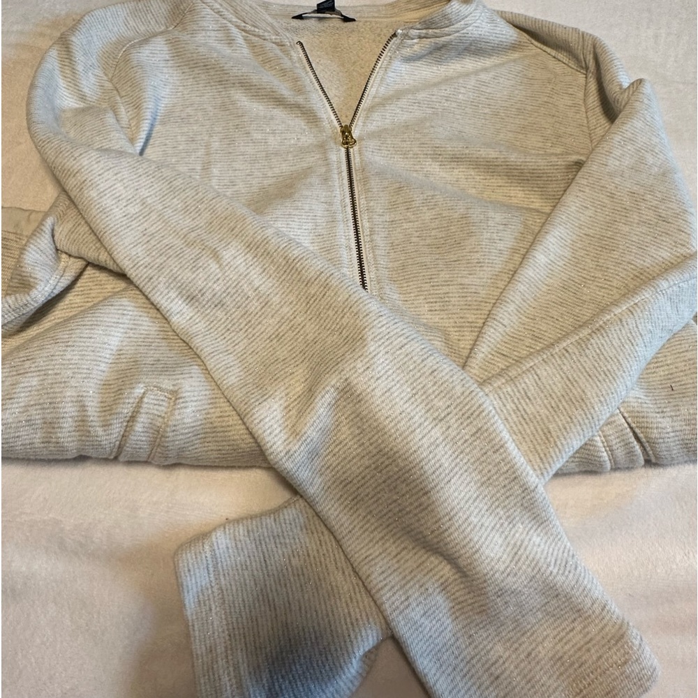 Tommy Hilfiger Gray Zip Up Jacket SIZE L - Picture 4 of 7